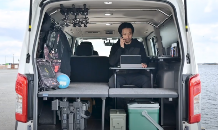 Le concept Nissan Van Life comprend un petit bureau pour travailler sur la route
