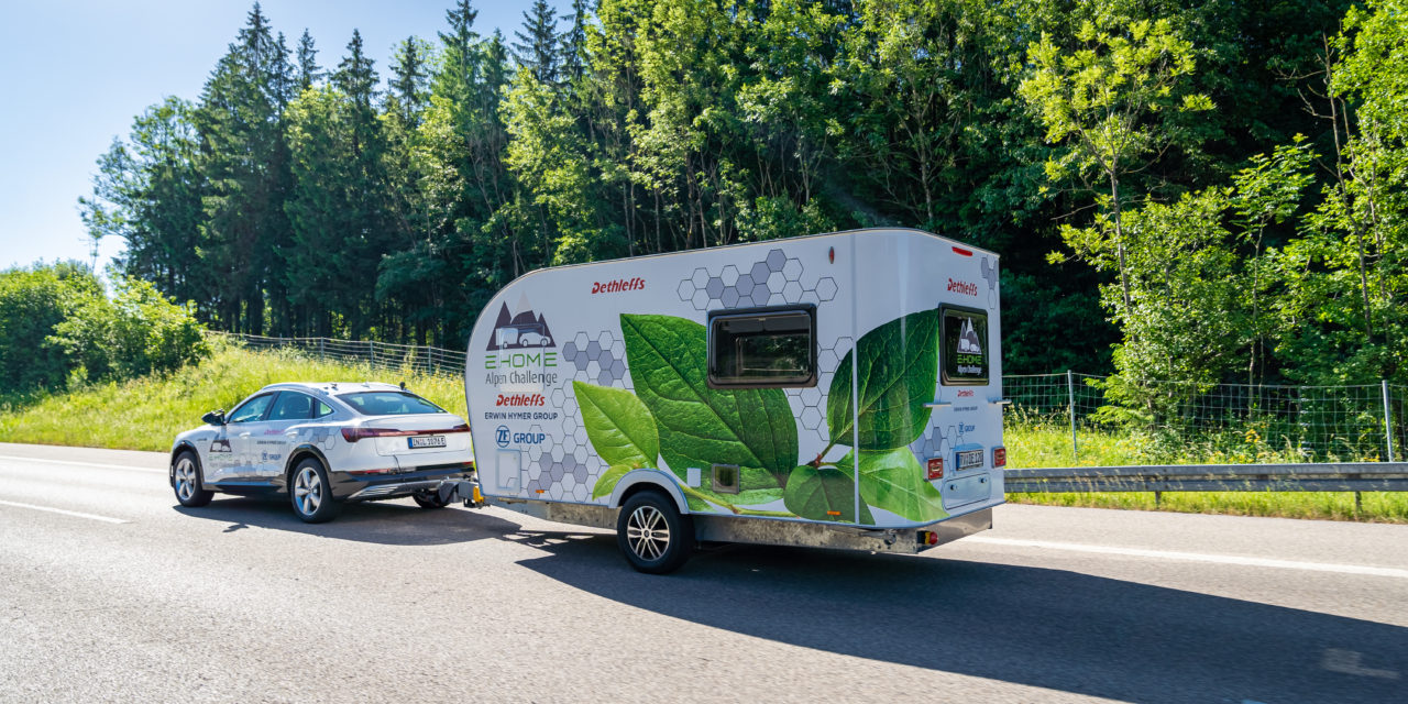 Dethleffs présente la caravane E.Home, une remorque de camping autoalimentée